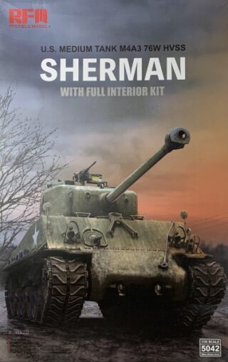 M4A3E8 Sherman w/Full Interior & Workable Track Links