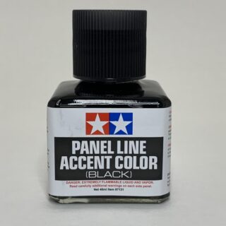 Black Panel Line Accent Color
