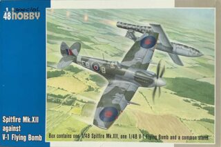 Spitfire Mk.XII against V-1 Flying Bomb