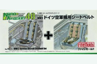 WWII German Aircraft Seatbelt Set