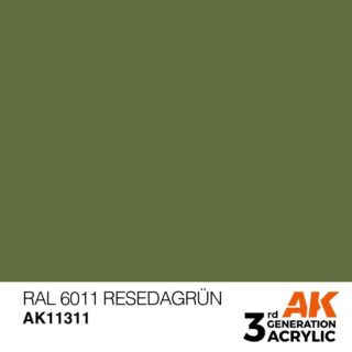 RAL 6011 Resedagrün