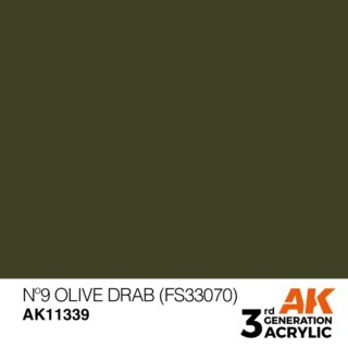 N°9 Olive Drab FS 33070
